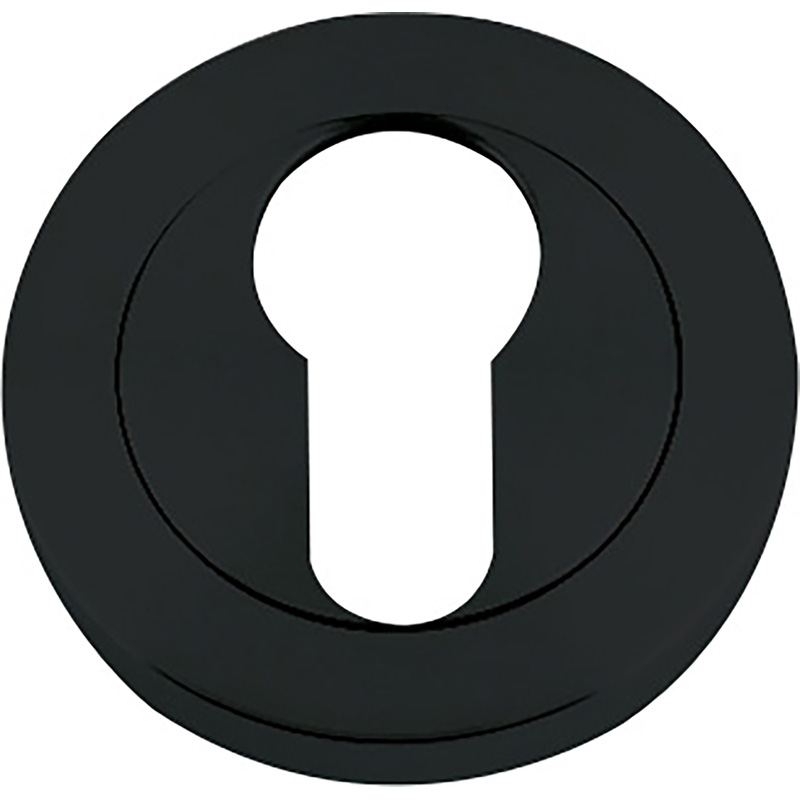 Stanza Euro Escutcheon Oscuro Matt Black