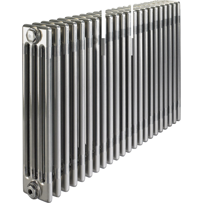 Arlberg Classic 4 Column Raw Metal Lacquered Radiator 600 x 1226mm 7079Btu