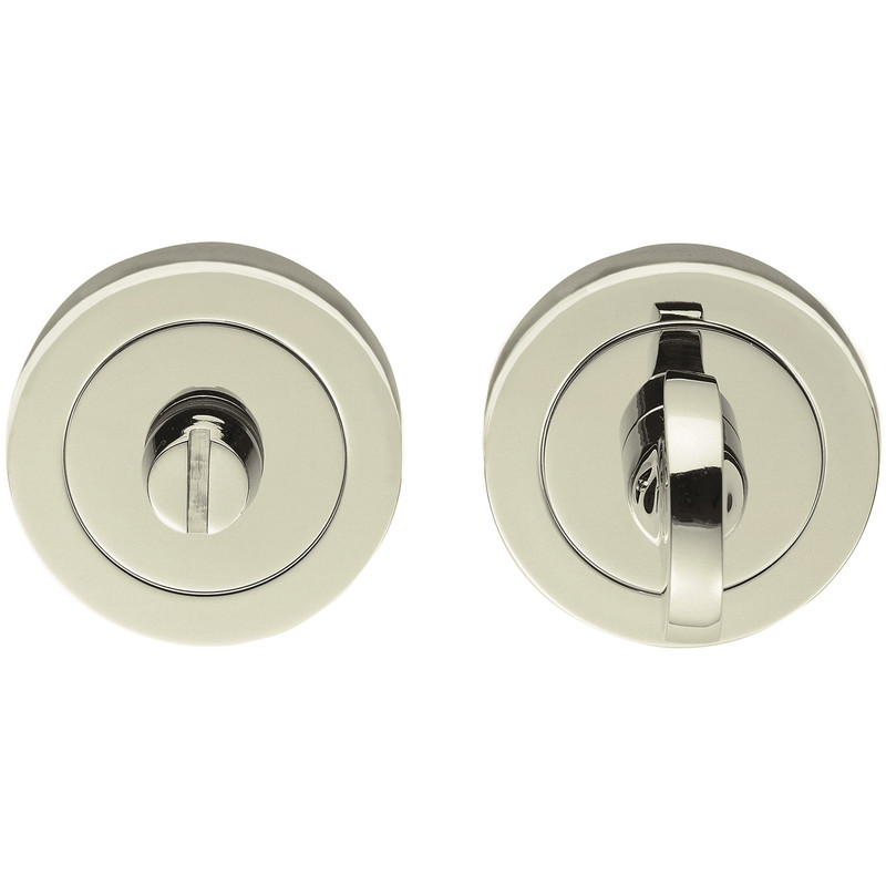 Serozzetta Turn & Release On Round Rose Polished Nickel