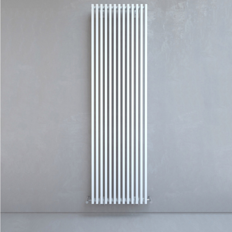 Kudox Xylo White Designer Radiator 1800 x 500mm 4009Btu