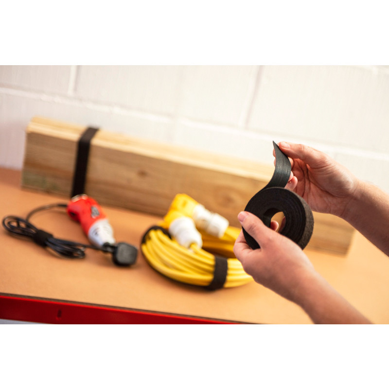 VELCRO® Brand ONE-WRAP® Reusable Ties 30mm x 5m Black