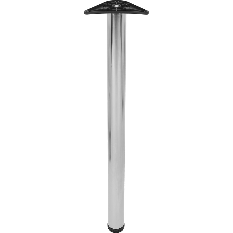 Rothley Worktop Leg 60mm x 870mm Polished Stainless Steel