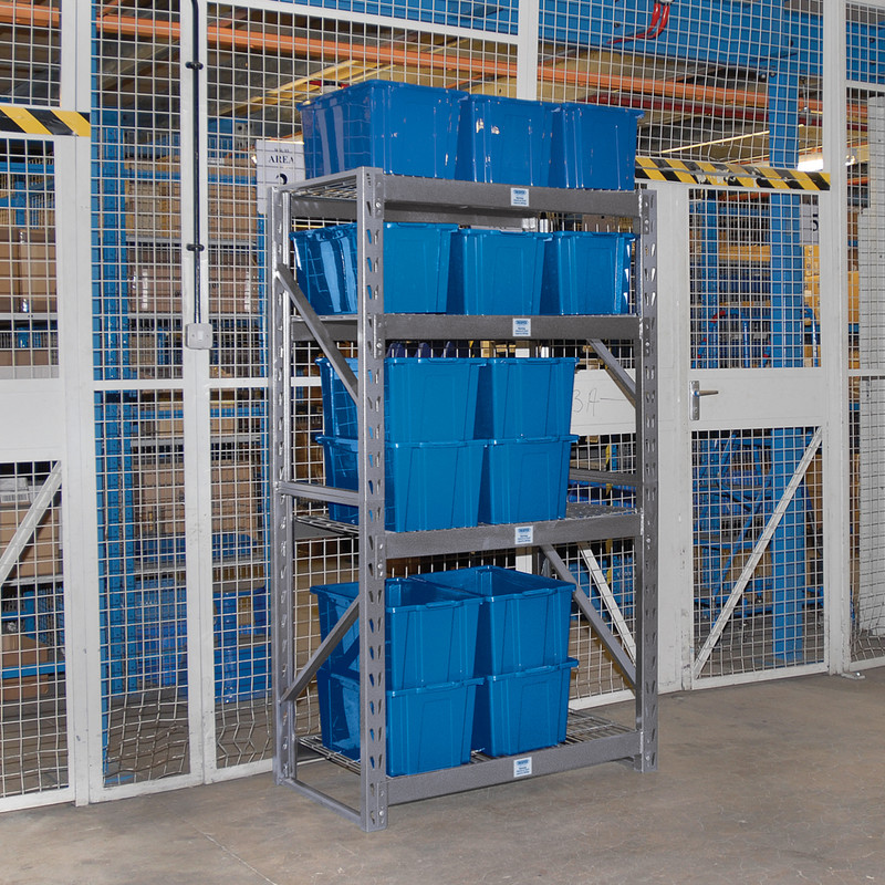 Draper Expert Heavy Duty Steel 4 Shelving Extension Unit 1040 x 610 x 1830mm