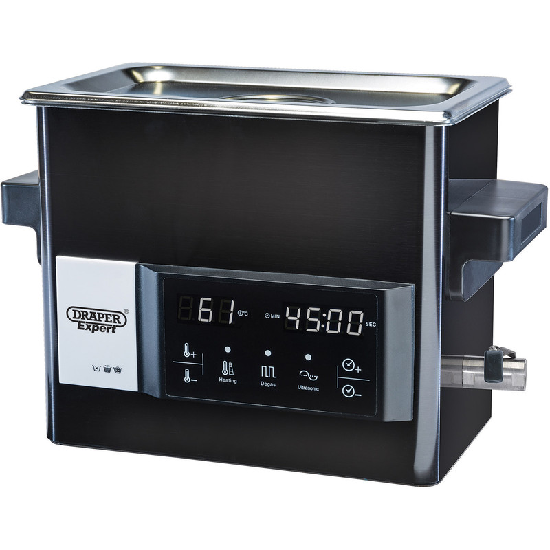 Draper Expert Ultrasonic Cleaning Tank 27L 230V