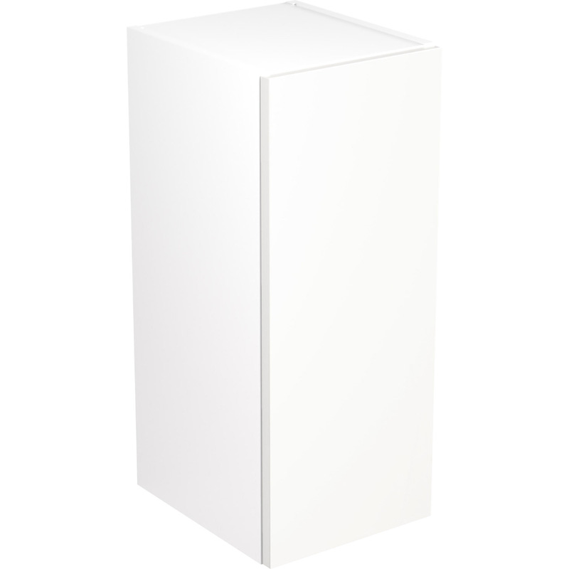 Kitchen Kit Flatpack Slab Kitchen Cabinet Wall Unit Ultra Matt White 300mm