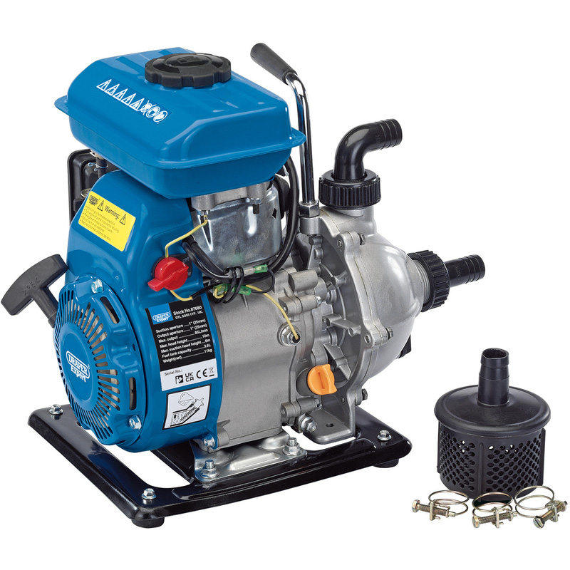 Draper Expert Petrol Water Pump 85L/min, 2.5HP