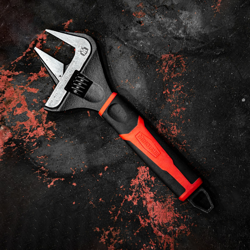 Minotaur Adjustable Wide Jaw Wrench 10" OJC 50mm