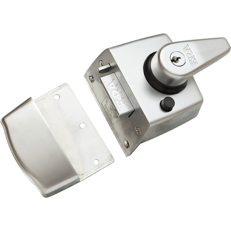 ERA BS High Security Nightlatch Satin Chrome Standard