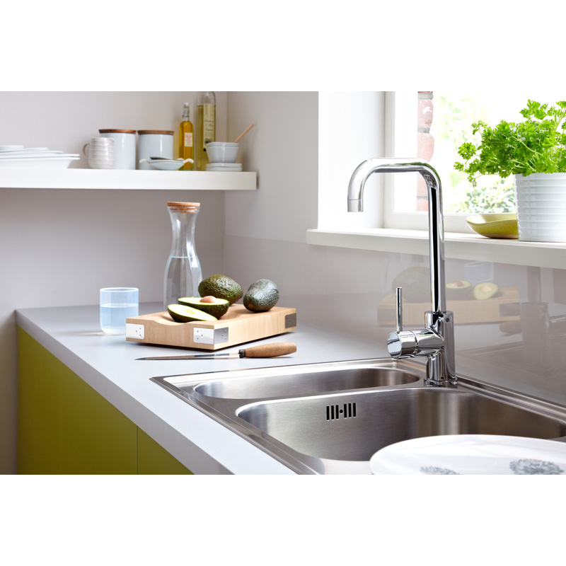 Bristan Lemon Mono Mixer Kitchen Tap Chrome
