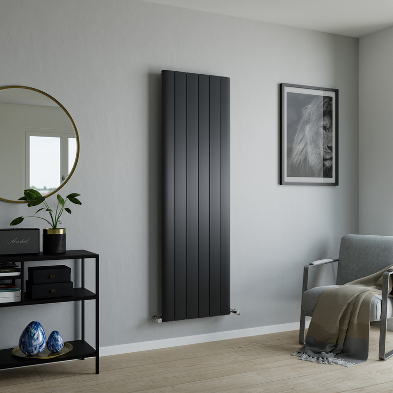 Ximax Lewes Aluminium Designer Radiator 1800 x 565mm 4277Btu Anthracite