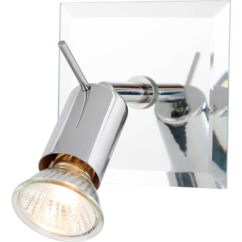 Mercury Mirror Plated GU10 Single Spotlight