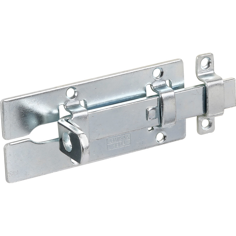 Heavy Duty Door Bolt 100 x 42mm, 9mm dia.