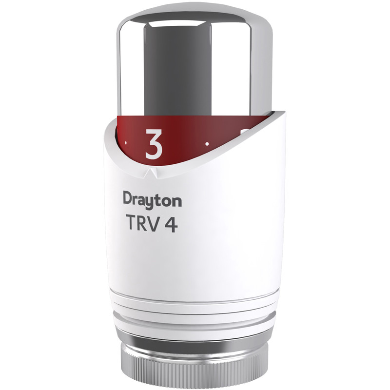 Drayton TRV4 Classic Thermostatic Radiator Valve Integral Head