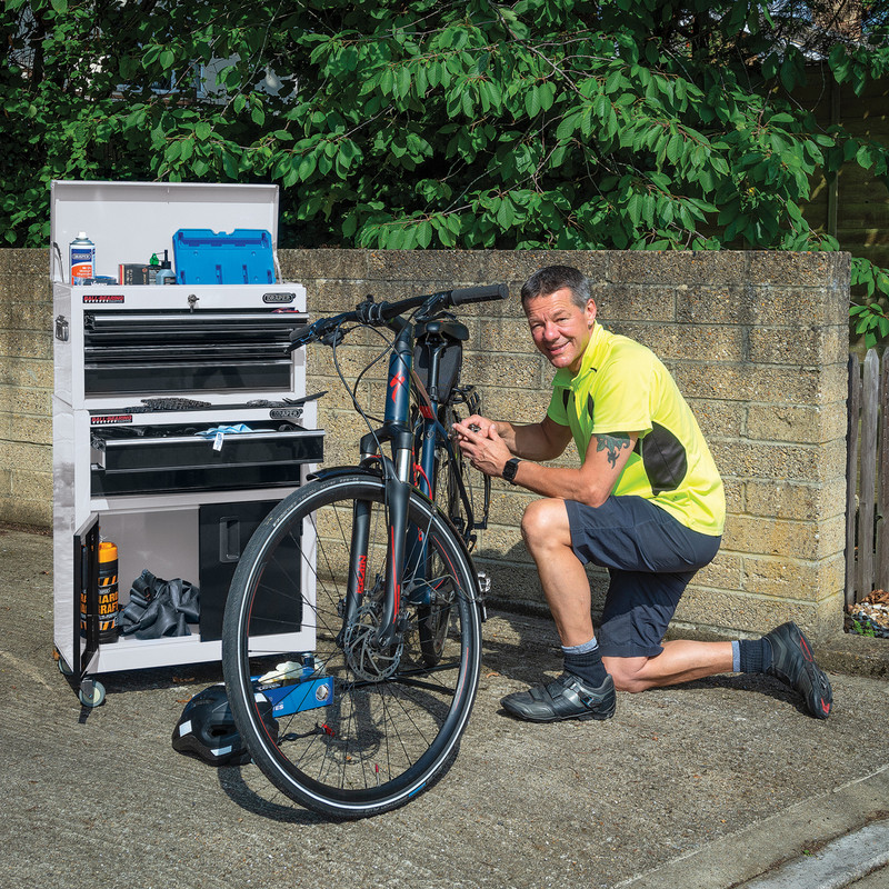 Draper Combined Roller Cabinet and Tool Chest White