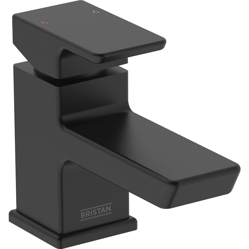 Bristan Cobalt Taps Black Basin Mixer