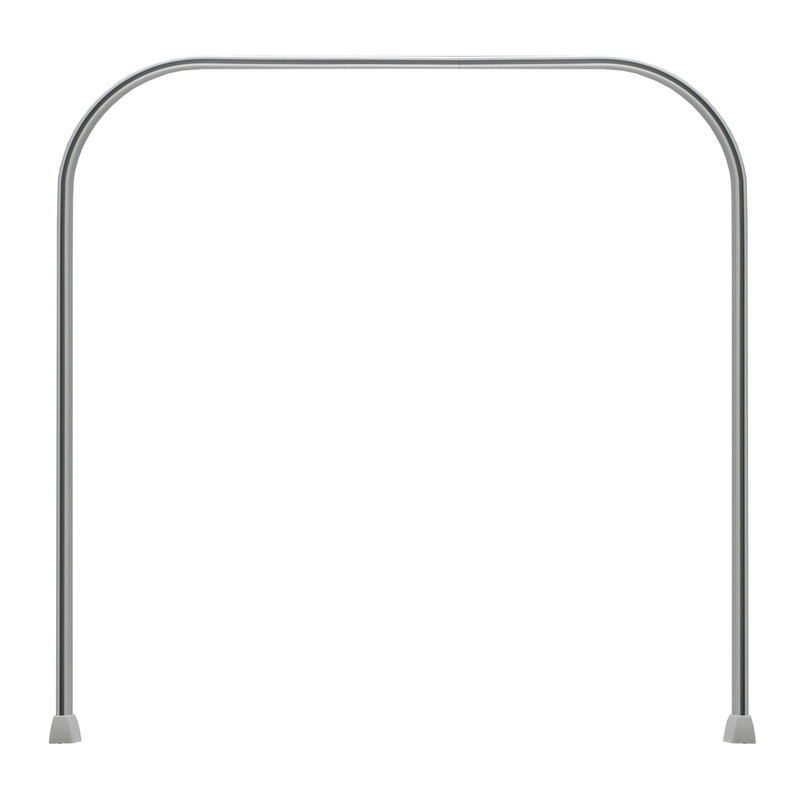 Croydex Slenderline Shower Track Kit Chrome