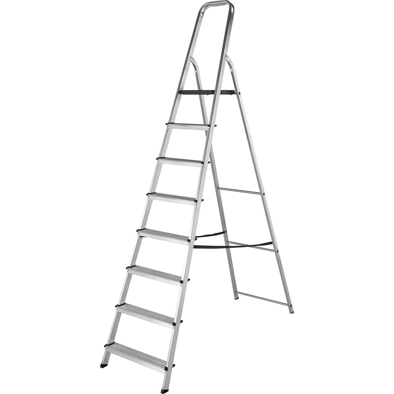 Werner High Handrail Stepladder 8 Tread