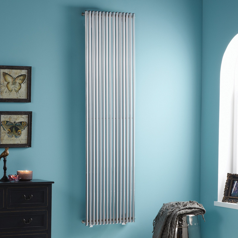 Towelrads Iridio Vertical Designer Radiator Chrome 1800 x 500mm 2457Btu