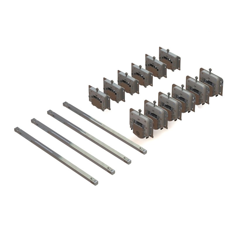 Coburn Celantur 50 Wardrobe System 2000mm Trackset 3 Door