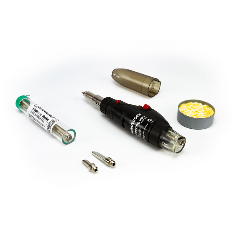 Rothenberger Micro Soldering Iron and Torch Kit Piezo Ignition