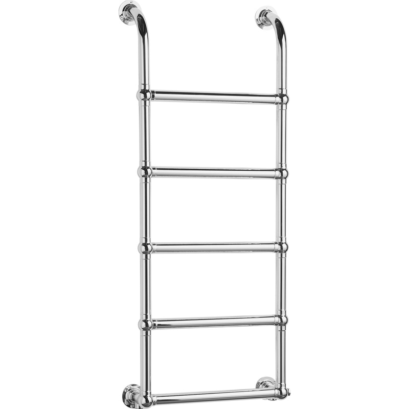 Towelrads Upton Towel Radiator Victorian Chrome 1200 x 500mm 757Btu