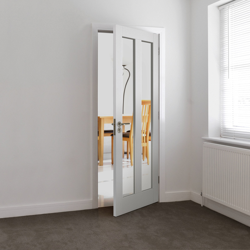 Dominica White Glazed Internal Door 35 x 1981 x 762mm
