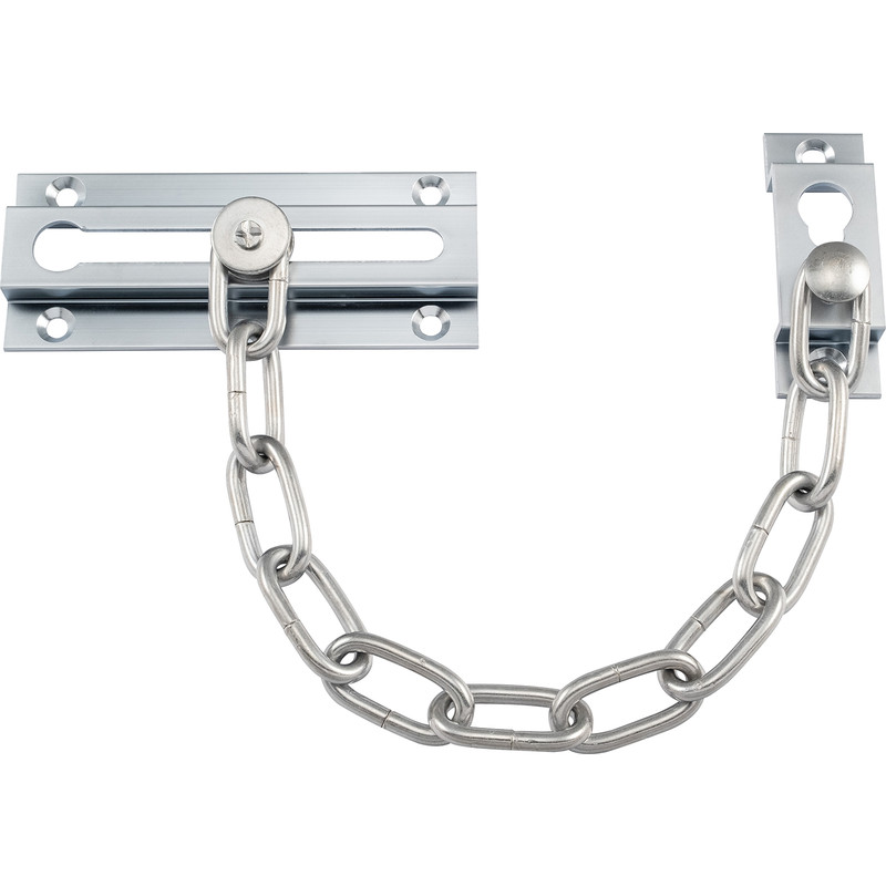 Door Chain Satin Chrome