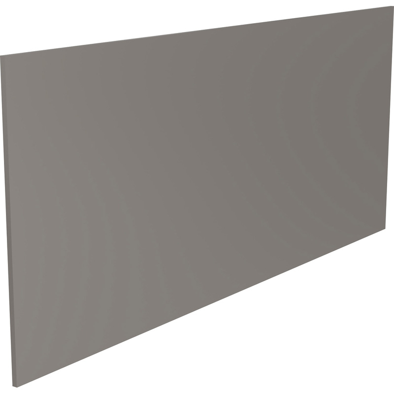 Kitchen Kit Flatpack J-Pull Kitchen Cabinet Breakfast Bar Back Ultra Matt Dust Grey 2100mm