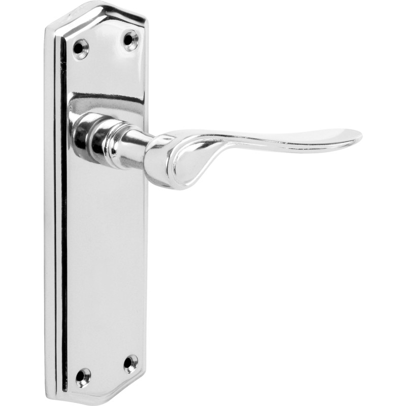 Salvesen Door Handles Latch Polished