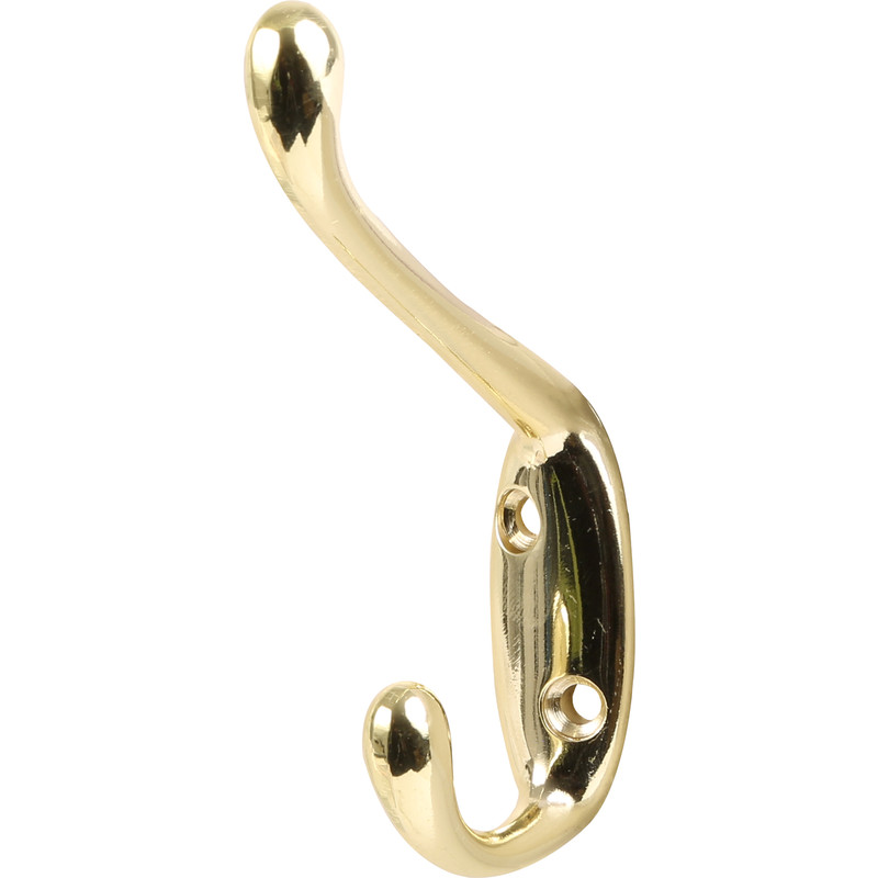 Hat & Coat Hook Brass