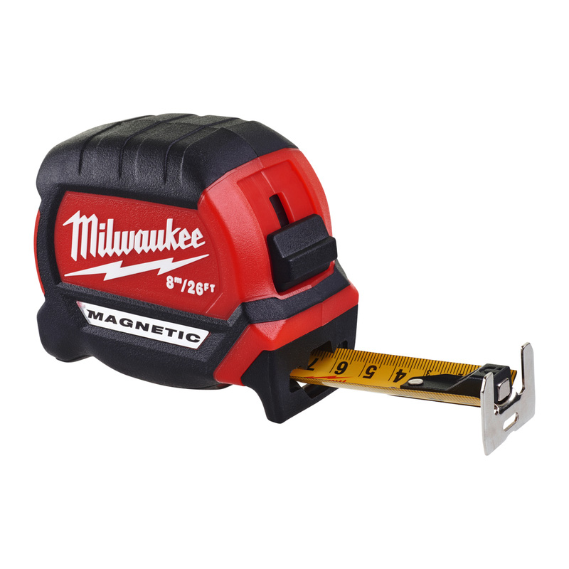 Milwaukee Premium Magnetic Tape Measure 8m