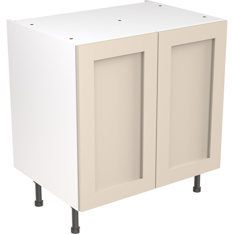 Kitchen Kit Ready Made Shaker Kitchen Cabinet Base Unit Ultra Matt Cashmere 800mm