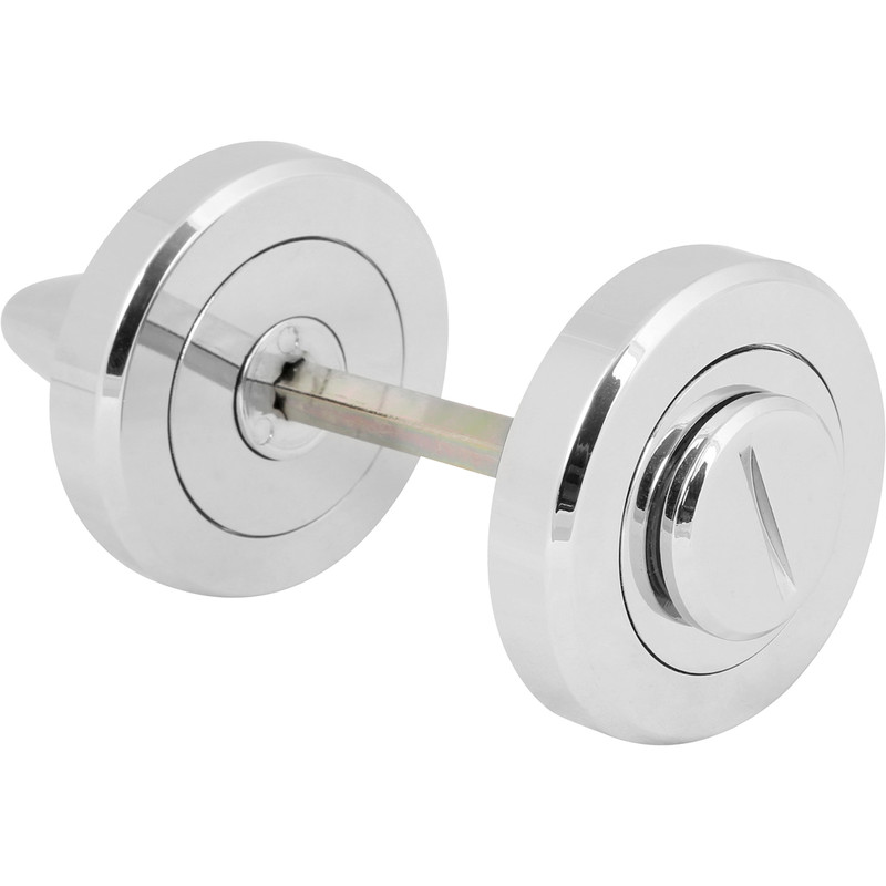 Serozzetta Thumbturn Escutcheon Polished Chrome