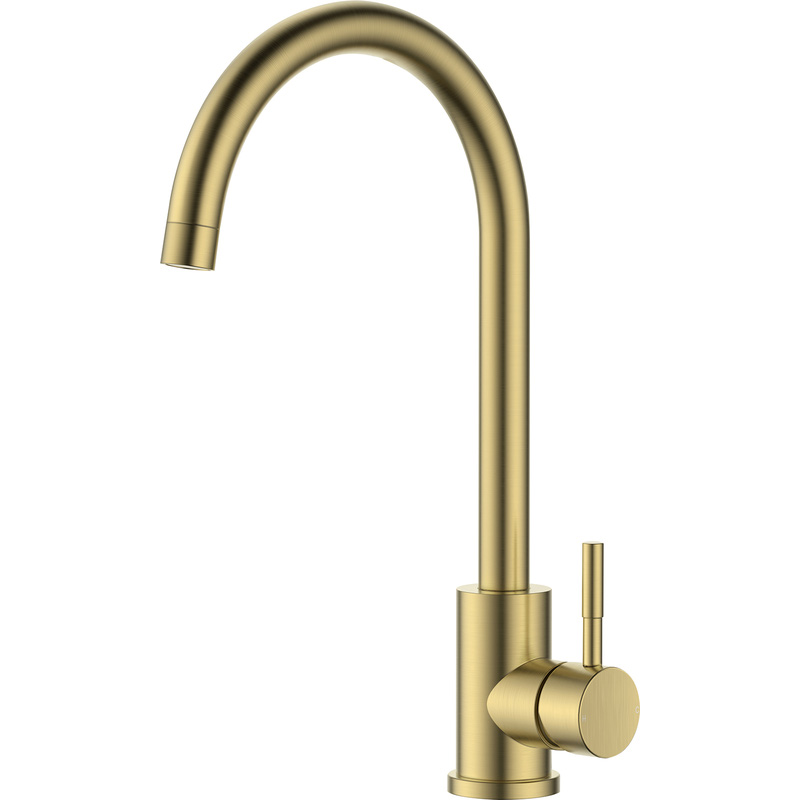 Reginox Taravo Mono Mixer Kitchen Tap Gold