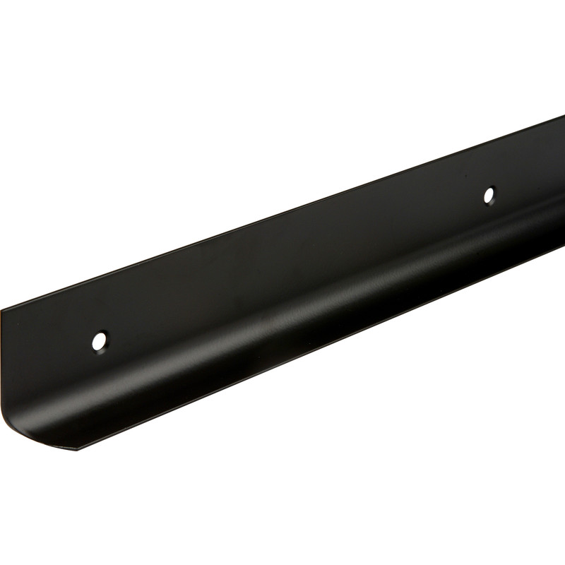 Black Worktop Strip Corner 30mm