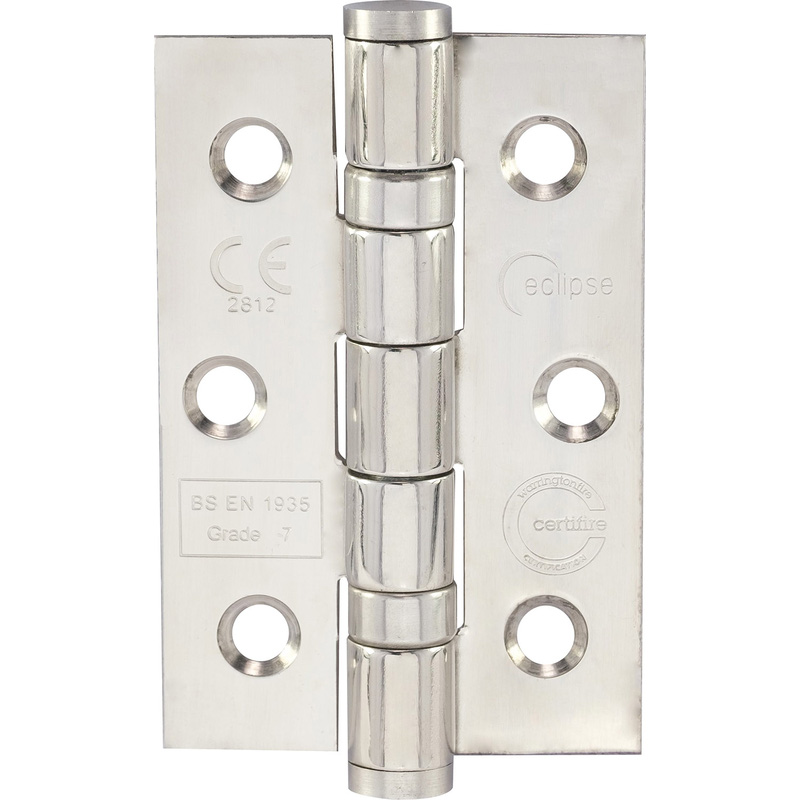 Grade 7 Ball Bearing Hinge Polished Chrome