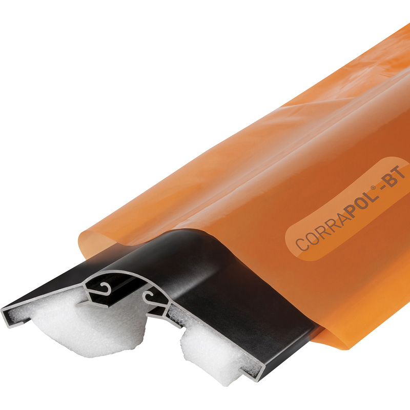 Corrapol-BT Aluminium Ridge Bar Set Black 2m