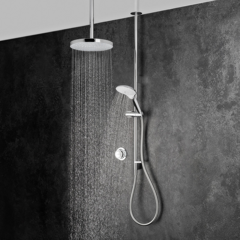 Mira Mode Dual Thermostatic Digital Mixer Shower Pumped Ceiling Fed