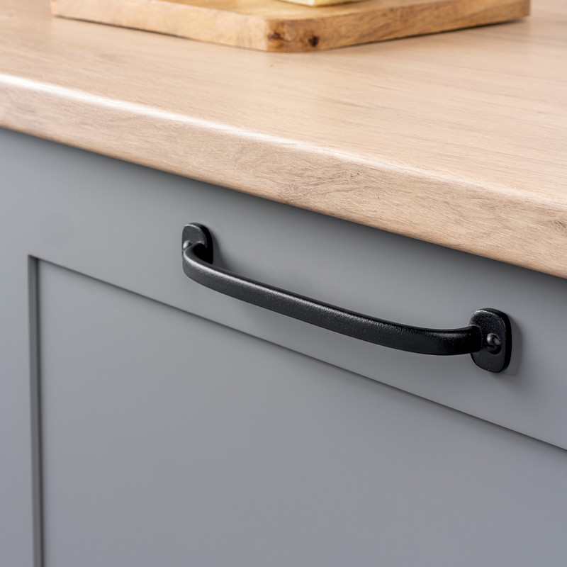 Hafele Firm Handle Black 160mm