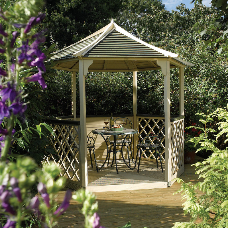 Rowlinson Gainsborough Gazebo 270cm (h) x 300cm (w) x 260cm (d)