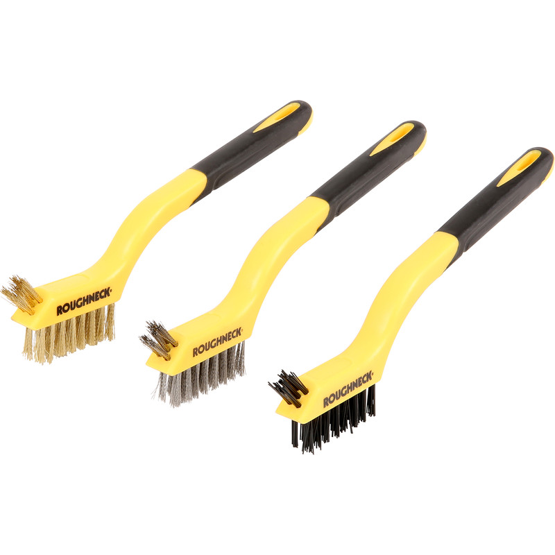 Roughneck Mini Wire Brush Set 7"
