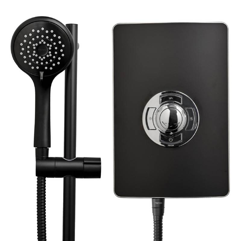 Triton Collection Electric Shower Matt Black 9.5kW
