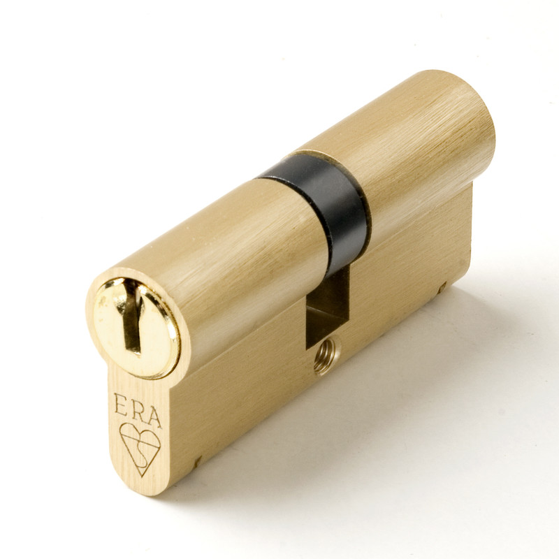 ERA 1 Star 6 Pin Double Euro Cylinder 40-40mm Brass