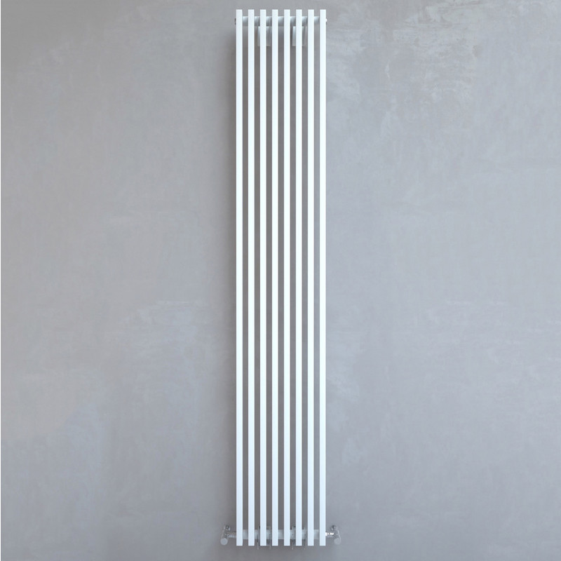 Kudox Xylo Vertical Designer Radiator 1800 x 300mm 2406Btu White