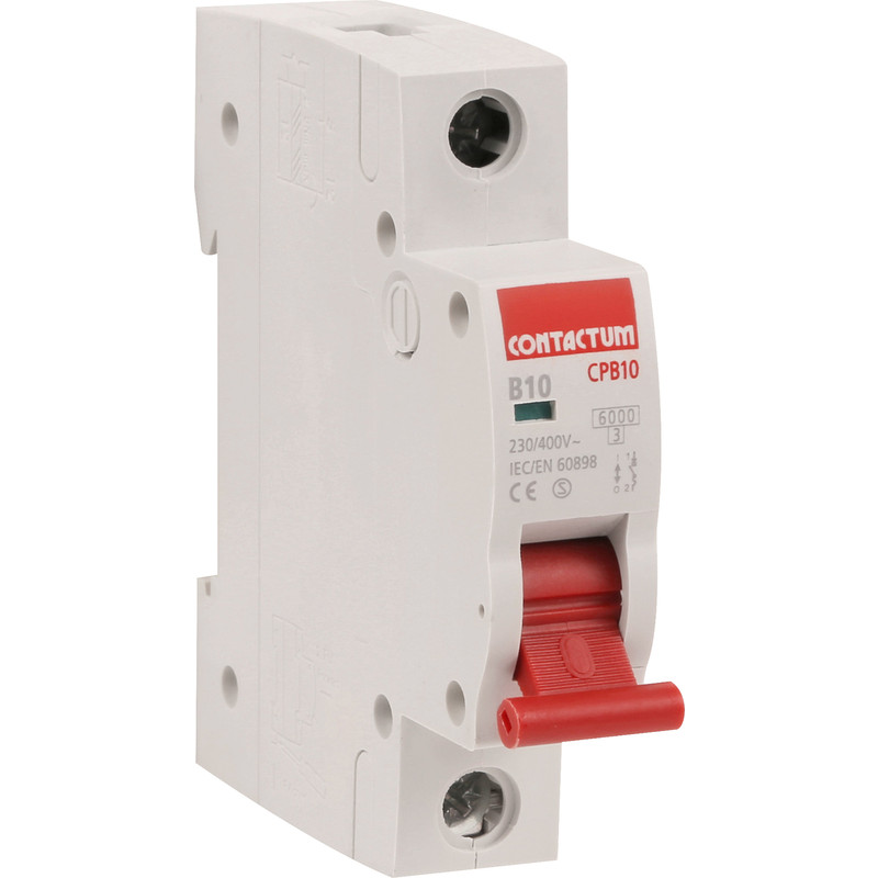 Contactum MCB 10A 6kA SP B Curve