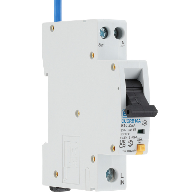 BG Compact RCBO Type A B Curve 10A