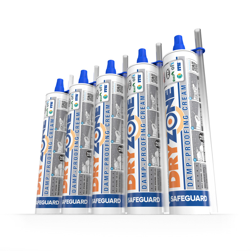 Dryzone High Viscosity Applicator Gun With Extended Injection Nozzle 600ml foil cartridge