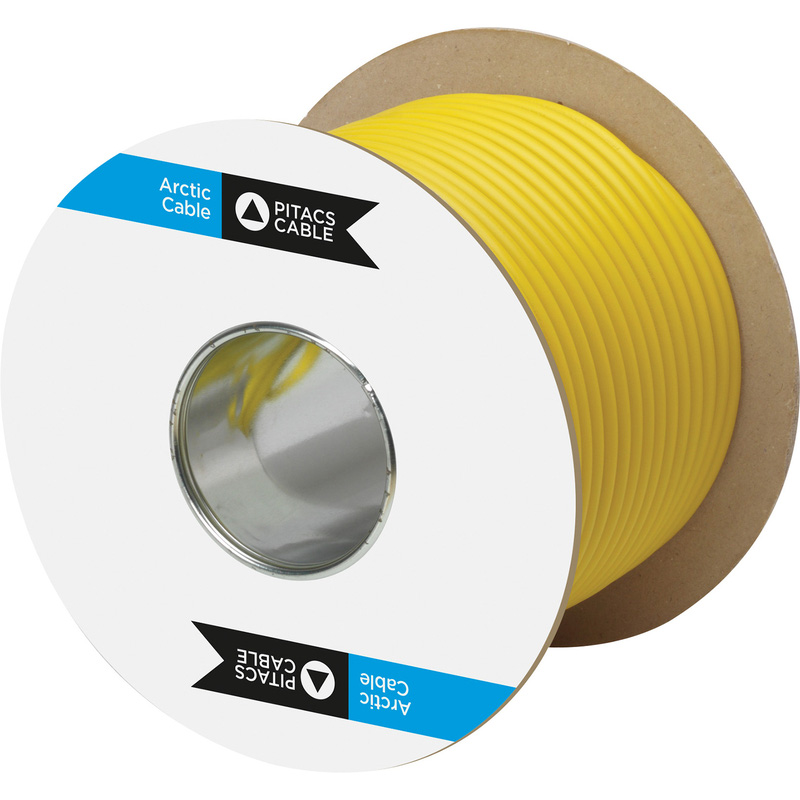 Pitacs Arctic PVC Cable (3183A) 1.5mm2 Yellow Drum
