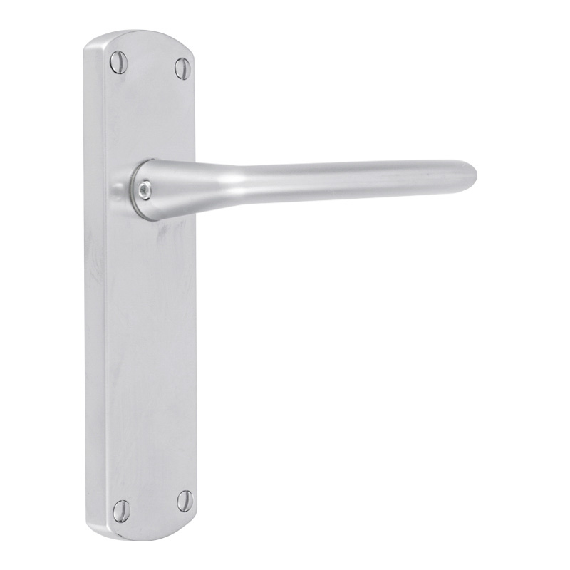 Serozzetta Dos Door Handles Latch Satin Chrome