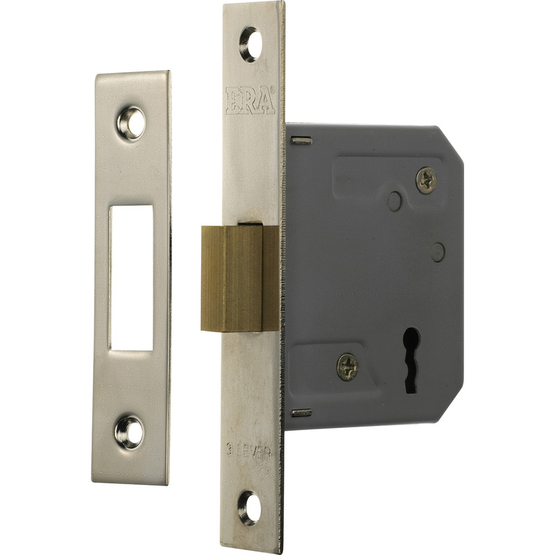 ERA 3 Lever Mortice Deadlock 64mm Chrome